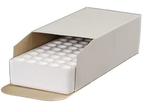 national metallic cb ammo box with styrofoam tray|reloading ammo styrofoam boxes.